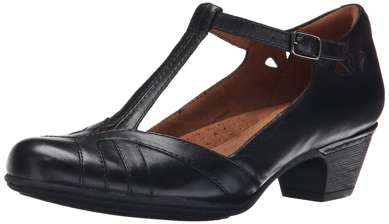 Cobb Hill womens Angelina-ch pumps shoes, Black, 8.5 Wide US - Image 1